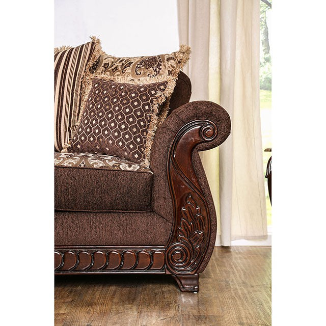 Tabitha Sofa Brown - Visions in Furniture (La Mirada, CA)