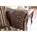 Quirino Light Brown/Dark Brown Sofa - Visions in Furniture (La Mirada, CA)