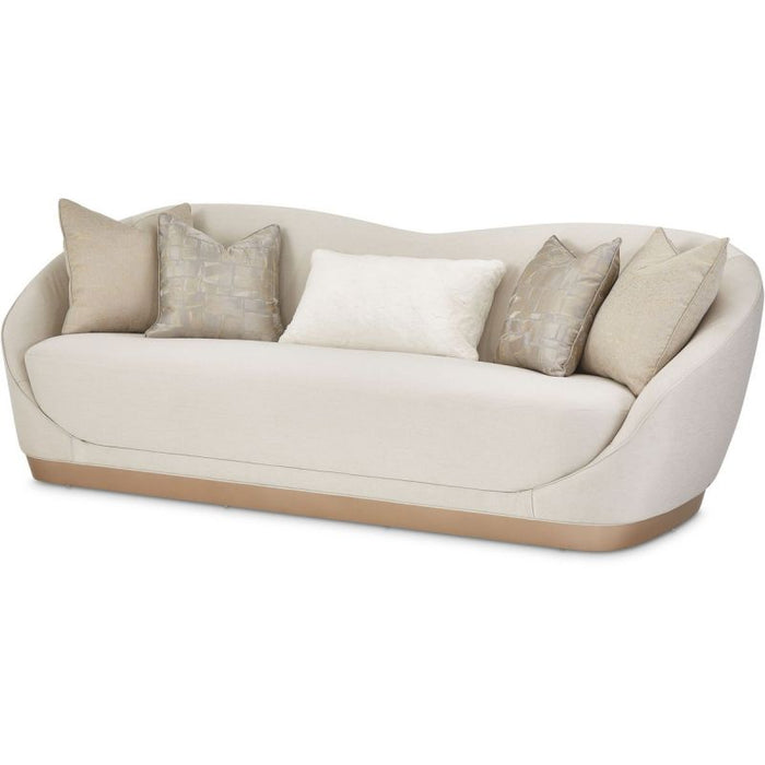 AICO La Rachelle Sofa ICICLE in Medium Champagne - Visions in Furniture (La Mirada, CA)