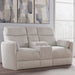 Parker Living Radius - Mega Ivory Power Glider Reclining Console Loveseat