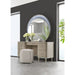 AICO Eclipse Vanity Stool in Moonlight - Visions in Furniture (La Mirada, CA)