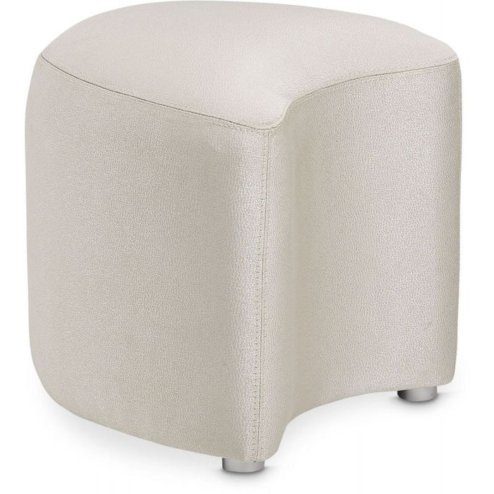 AICO Eclipse Vanity Stool in Moonlight - Visions in Furniture (La Mirada, CA)