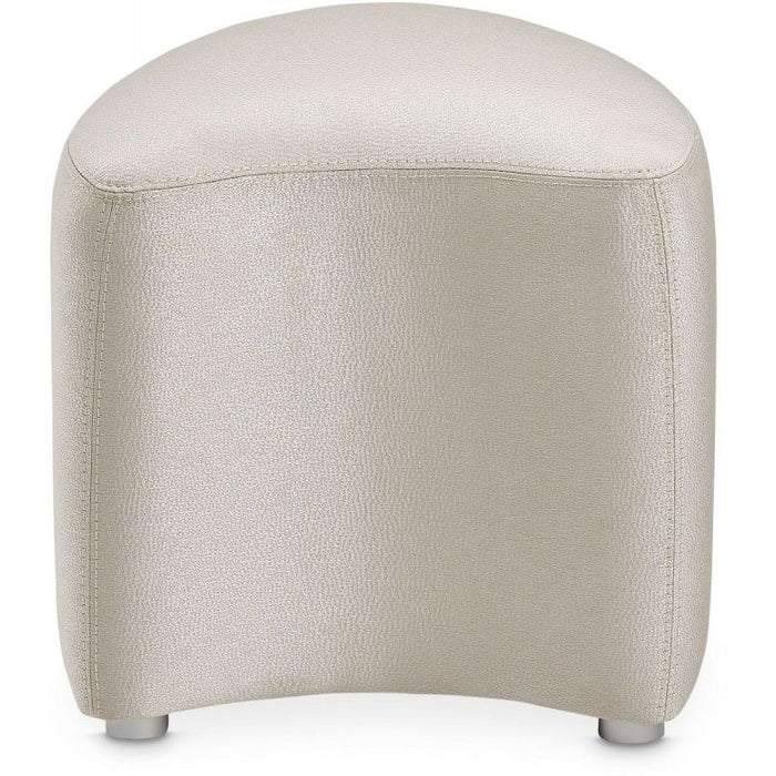 AICO Eclipse Vanity Stool in Moonlight - Visions in Furniture (La Mirada, CA)