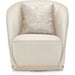 AICO La Rachelle Swivel Chair Gold Rush in Medium Champagne - Visions in Furniture (La Mirada, CA)