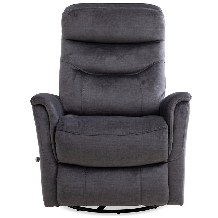 Parker Living Gemini - Capri Charcoal Swivel Glider Recliner