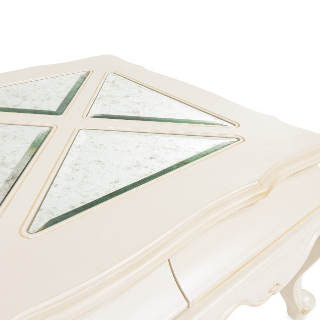 AICO Lavelle Rectangular Cocktail Table in Classic Pearl - Visions in Furniture (La Mirada, CA)