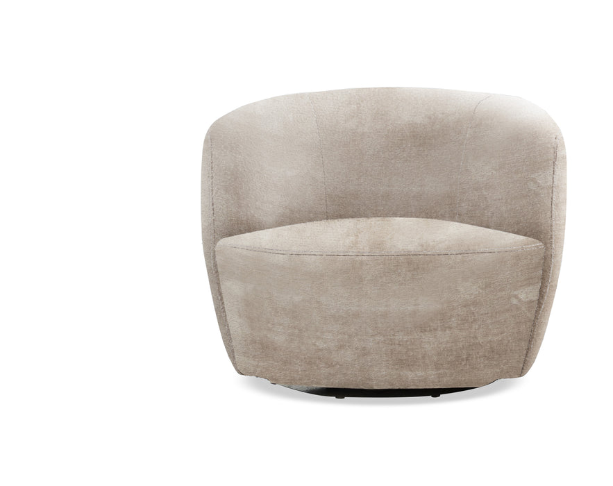 Parker Living Carina - Miami Mink Swivel Barrel Chair