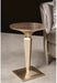 AICO Malibu Crest Round Pedestal Tea Table in Chardannoy - Visions in Furniture (La Mirada, CA)