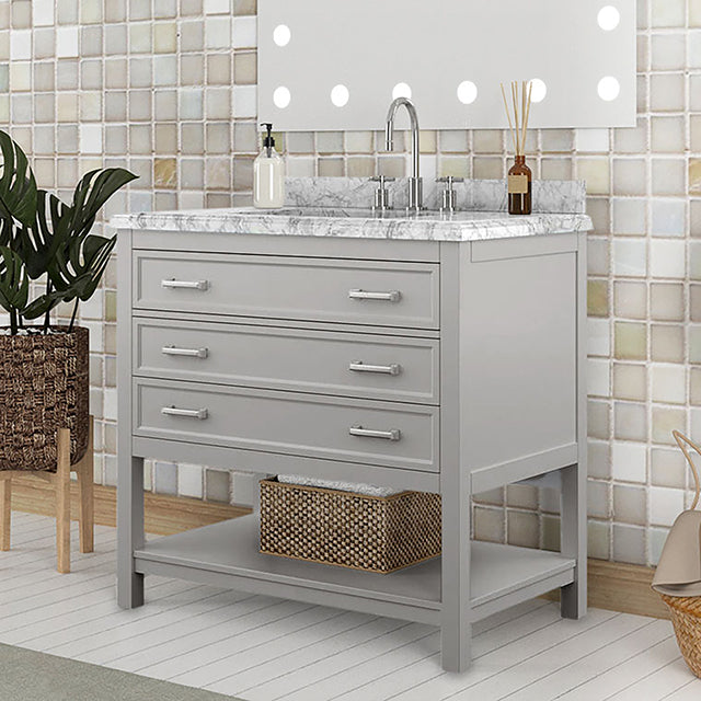 Reston Vanity with Top/ Sink - Visions in Furniture (La Mirada, CA)