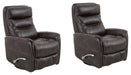 Parker Living Gemini - Truffle Swivel Glider Recliner Two Pack