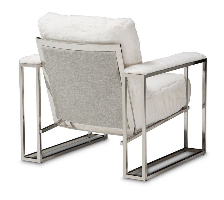 Aico Furniture Trance Chair in White - Visions in Furniture (La Mirada, CA)