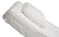 Aico Furniture Trance Upholstered Chaise in White TR-ASTRO41-MST-13 - Visions in Furniture (La Mirada, CA)