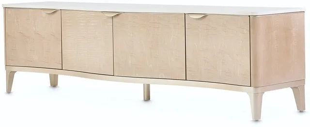AICO Malibu Crest TV Console in Blush - Visions in Furniture (La Mirada, CA)