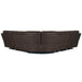 Parker Living Easton - Steamboat Brown 7 Piece Zero Gravity Power Reclining Sectional with Power Adjustable Headrests
