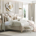 AICO Furniture La Marisia California King Upholstered Platform Bed in Creamy Pearl - Visions in Furniture (La Mirada, CA)