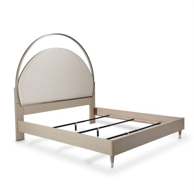 AICO Eclipse Queen Upholstered Bed in Moonlight - Visions in Furniture (La Mirada, CA)