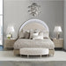 AICO Eclipse Cal King Upholstered Bed in Moonlight - Visions in Furniture (La Mirada, CA)