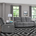 Parker Living Polaris - Bizmark Grey Power Reclining Sofa and Recliner