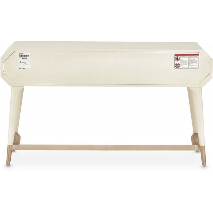 AICO La Rachelle Vanity Desk in Medium Champagne - Visions in Furniture (La Mirada, CA)