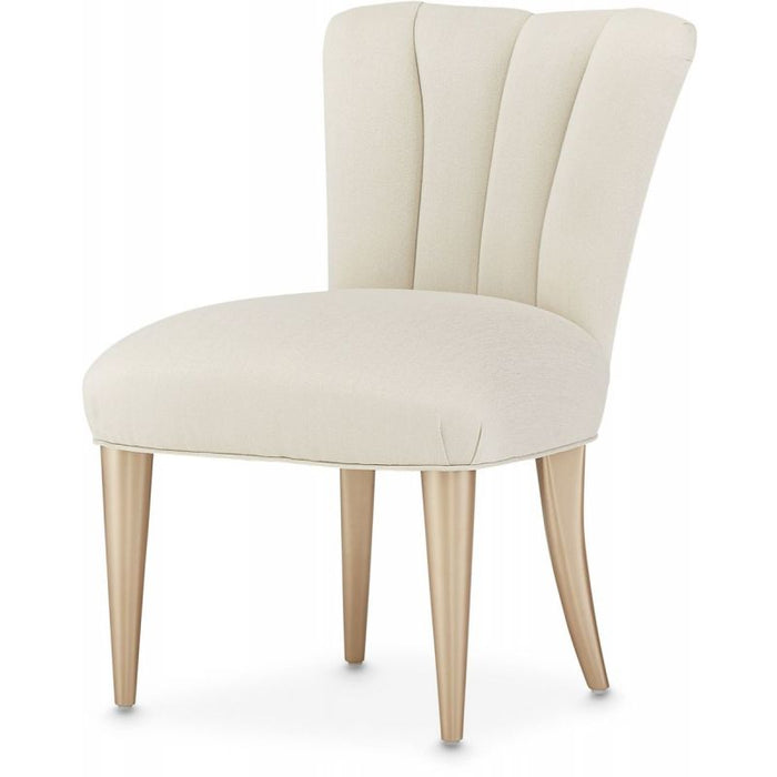AICO La Rachelle Vanity Chair in Medium Champagne - Visions in Furniture (La Mirada, CA)