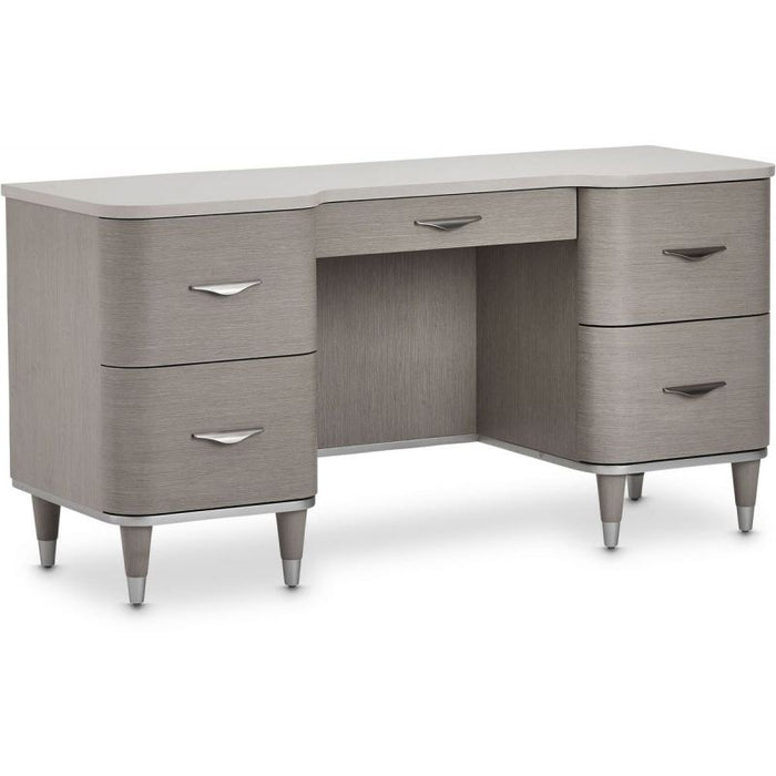 AICO Eclipse Vanity/Writing Desk in Moonlight - Visions in Furniture (La Mirada, CA)