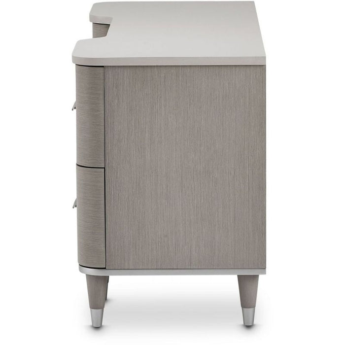 AICO Eclipse Vanity/Writing Desk in Moonlight - Visions in Furniture (La Mirada, CA)