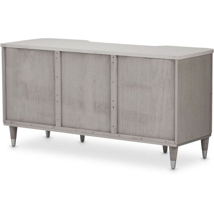 AICO Eclipse Vanity/Writing Desk in Moonlight - Visions in Furniture (La Mirada, CA)