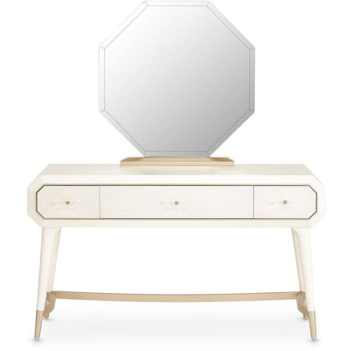 AICO La Rachelle Vanity Mirror in Medium Champagne - Visions in Furniture (La Mirada, CA)