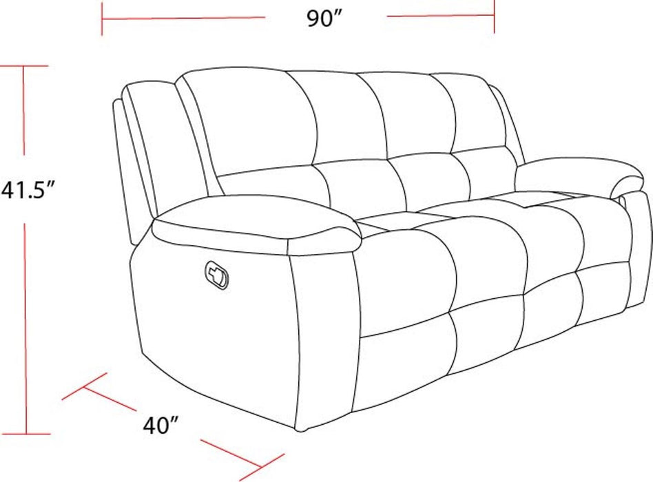 Parker Living Buster - Opal Taupe Manual Reclining Sofa and Recliner