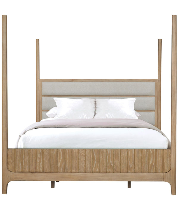 Parker House Escape - Bedroom King Poster Bed with 2 Nightstands and Dresser with Mirror