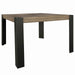 Parker House Cedar Fork - Dining 54 in. Square Counter Table with 4 counter stools