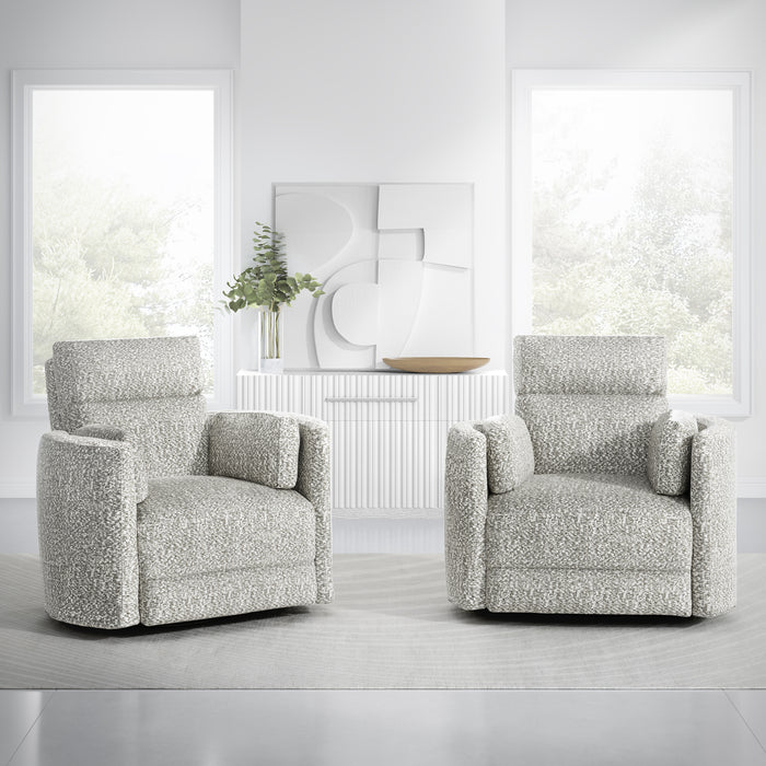 Parker Living Radius - Tatum River Rock Power Swivel Glider Recliner Two Pack