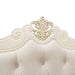 AICO Lavelle Queen Wing Mansion Bed in Classic Pearl - Visions in Furniture (La Mirada, CA)