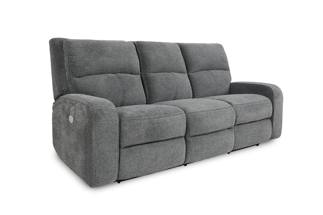 Parker Living Polaris - Bizmark Grey Power Reclining Sofa and Recliner