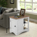 Parker House Americana Modern Cocktail Table with 2 Chairside Tables