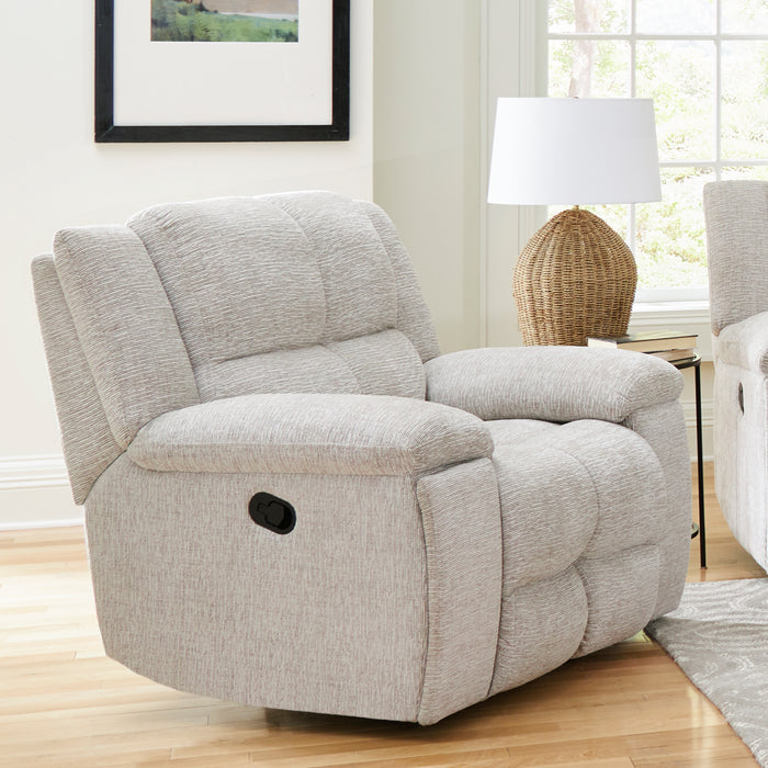 Parker Living Buster - Opal Taupe Manual Reclining Sofa Loveseat and Recliner