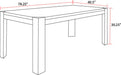 Parker House Cedar Fork - Dining 78 in. Rectangular Dining Table