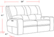 Parker Living Swift - Bourbon Power Reclining Sofa Loveseat and Recliner