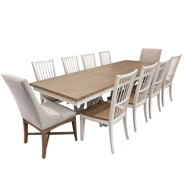 Parker House Americana Modern Dining 88 inch Trestle Extendable Dining Table