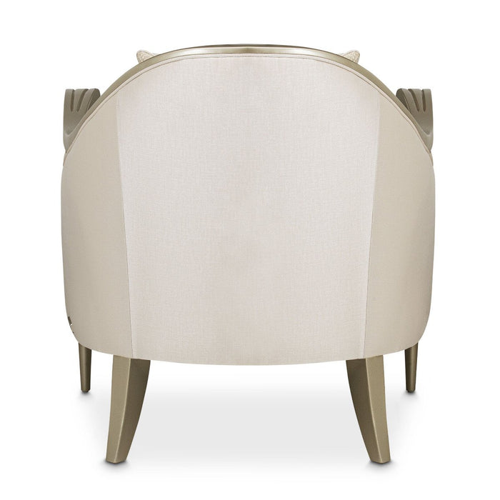 AICO London Place Accent Chair in Champagne - Visions in Furniture (La Mirada, CA)