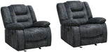 Parker Living Bolton - Misty Storm Glider Recliner Two Pack