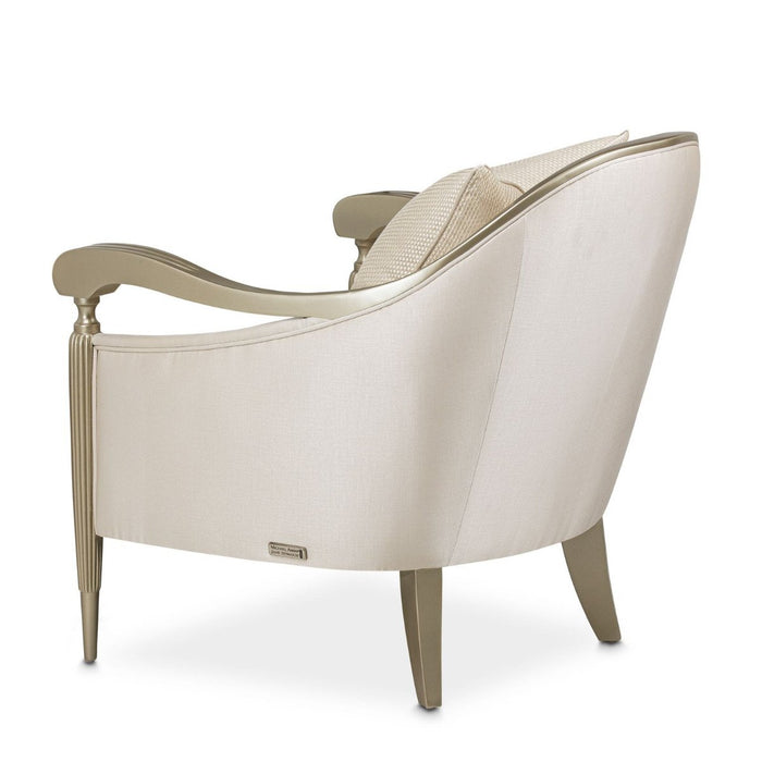 AICO London Place Accent Chair in Champagne - Visions in Furniture (La Mirada, CA)