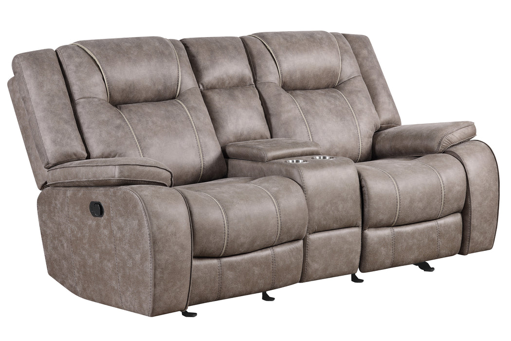 Parker Living Blake - Desert Taupe Reclining Console Loveseat