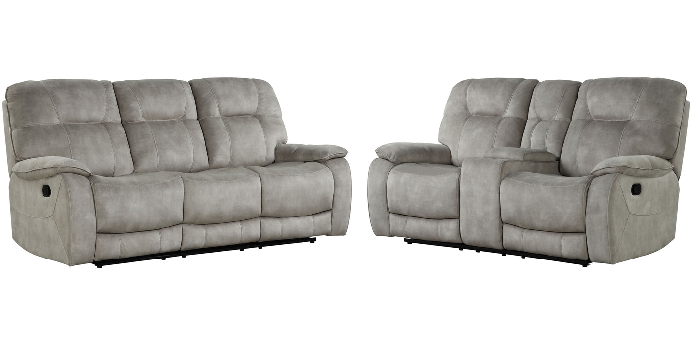 Parker Living Cooper - Shadow Natural Manual Reclining Sofa and Loveseat