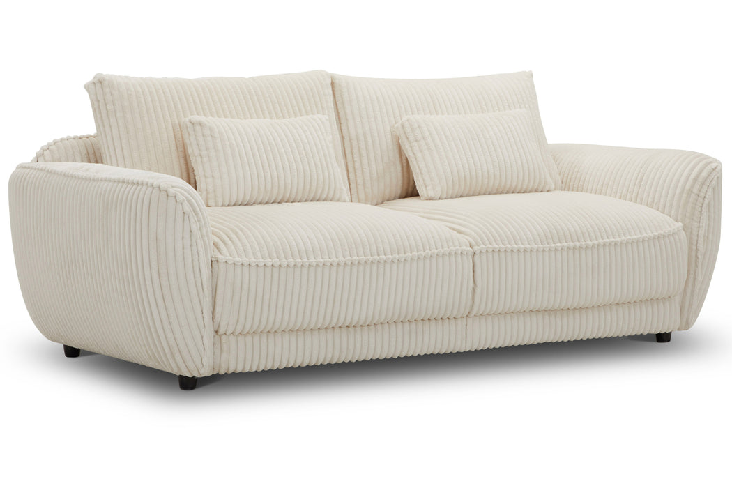 Parker Living Utopia - Mega Ivory 2 Seat Sofa with Lumbar Pillow