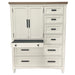 Parker House Americana Modern Bedroom 7 Drawer Door Chest with Workstation
