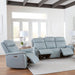 Parker Living Cascade - Seamist Grey Power Reclining Sofa and Recliner