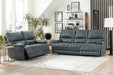 Parker Living Whitman - Verona Azure - Powered By Freemotion Power Reclining Sofa and Loveseat