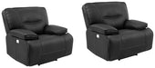 Parker Living Spartacus - Black Power Recliner Two Pack